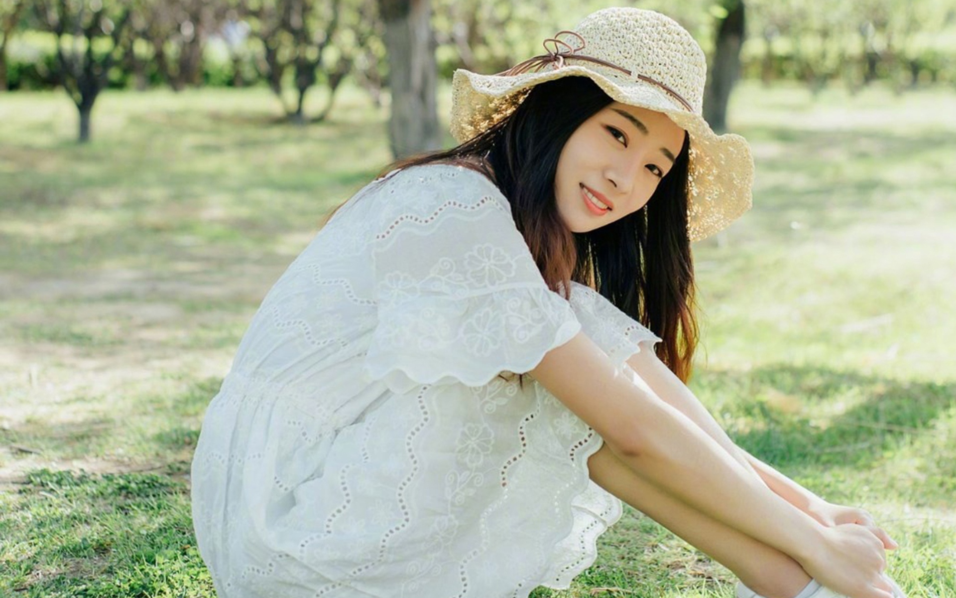 楚楚可人的清新美女