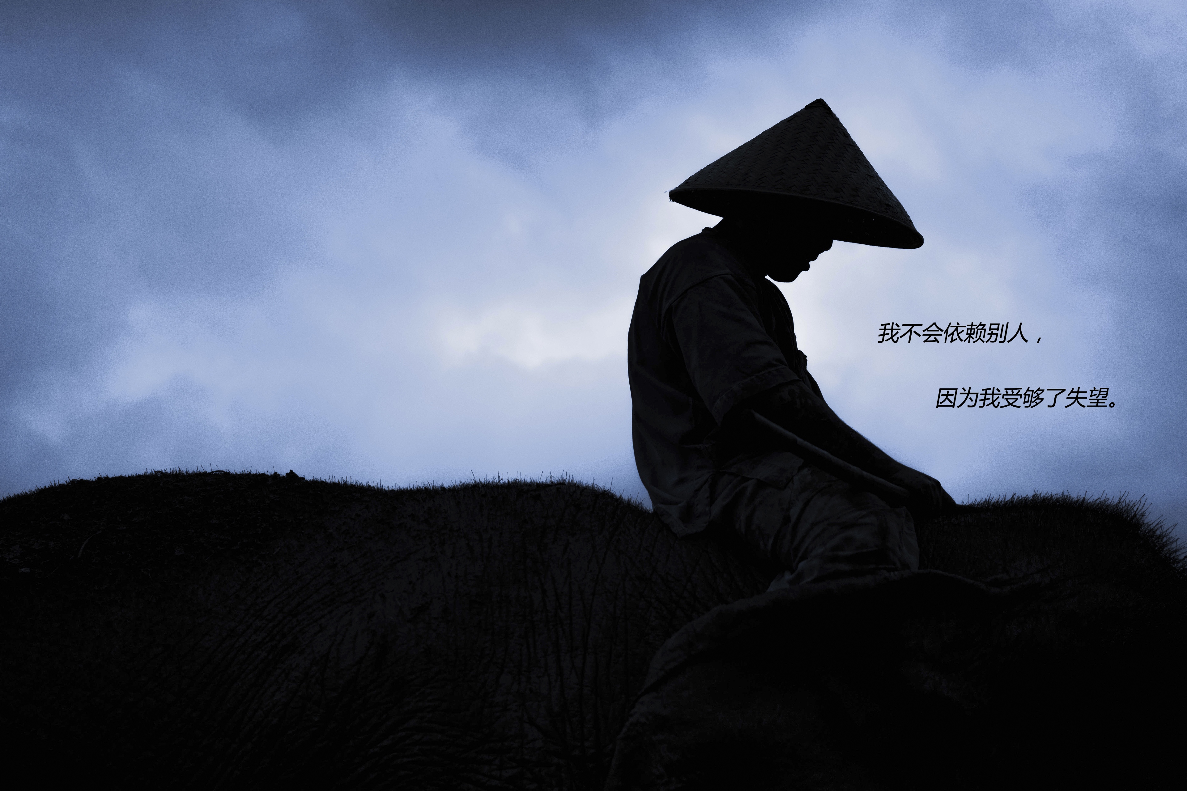 失望放弃的图片带字