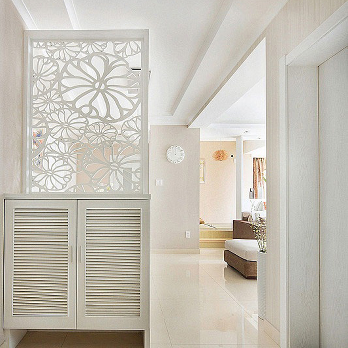 婉约时尚玄关隔断效果图