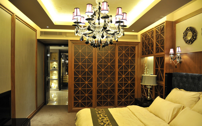 古典大气卧室隔断