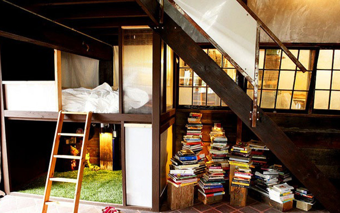 美式乡村风跃层小木屋