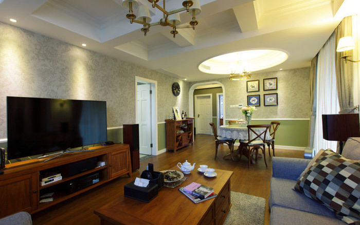 悠闲的美式乡村装修设计