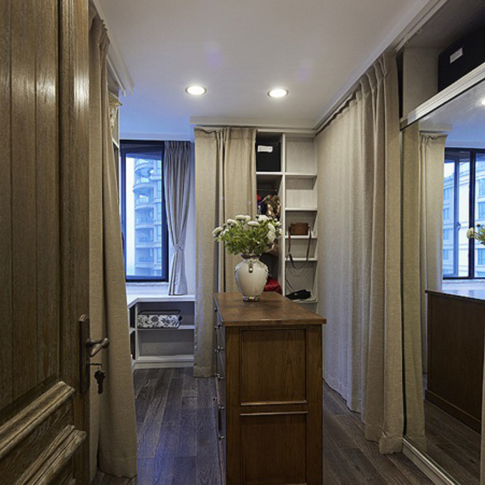 温馨复古美式跃层装修