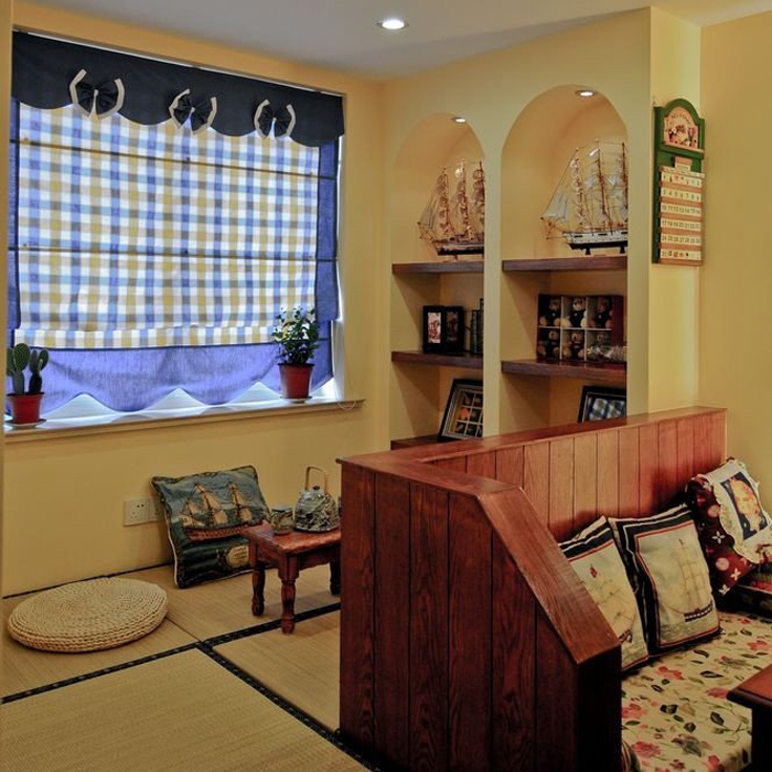 温馨田园小户型榻榻米