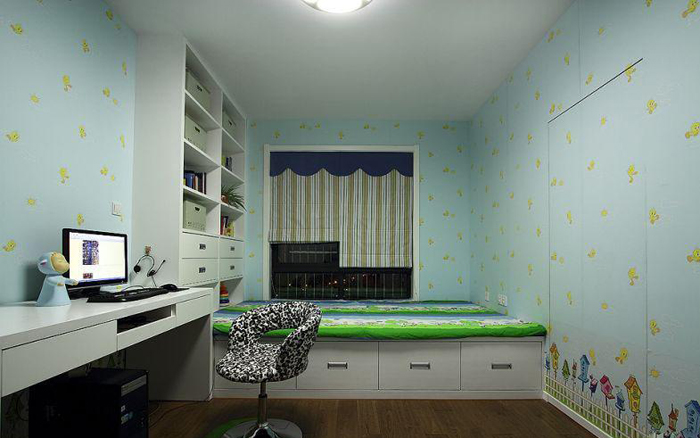 现代简约榻榻米书房