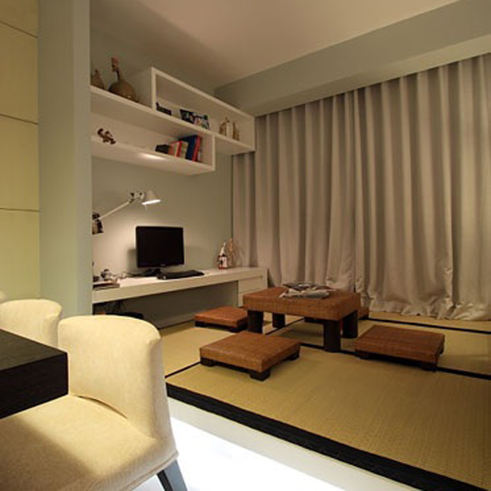 阳台榻榻米效果图