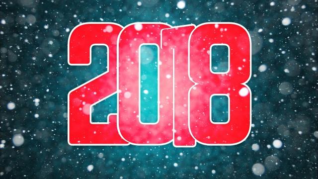 2018年1月小章鱼可爱日历