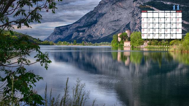 2018年11月意大利唯美自然风光日历