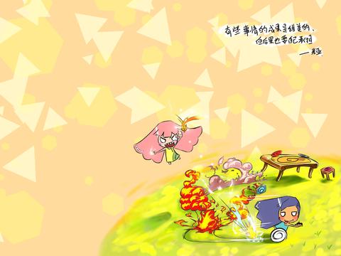 米亚米拉趣味漫画普屏