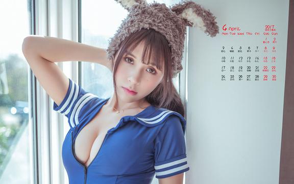 2017年4月夏美酱日历