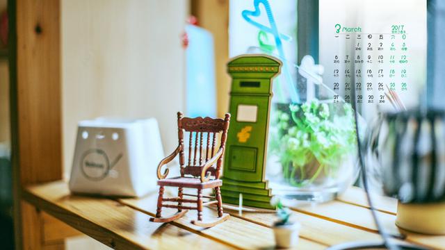 2017年文艺3月日历