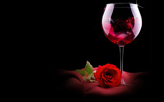 七夕玫瑰唯美意境