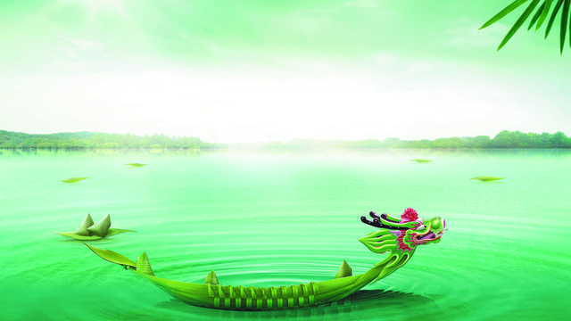 五月五日端午龙舟节