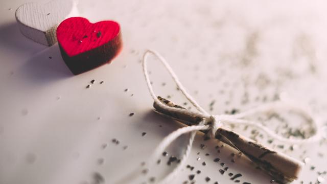 美好的爱情,浪漫的爱心