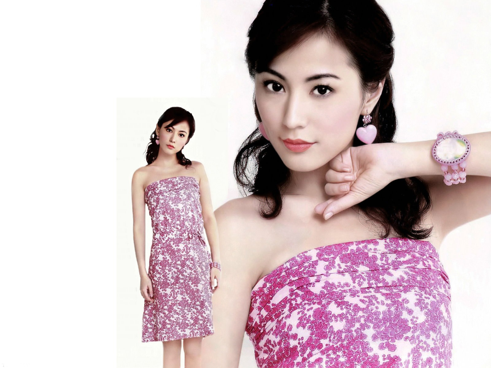 壁纸,高清,宽屏,台湾美女,美女,刘心悠