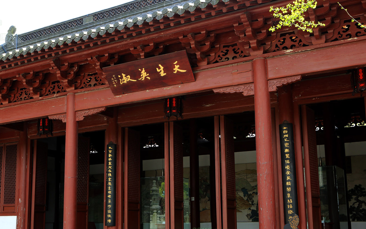 壁纸,高清,宽屏,钱王祠