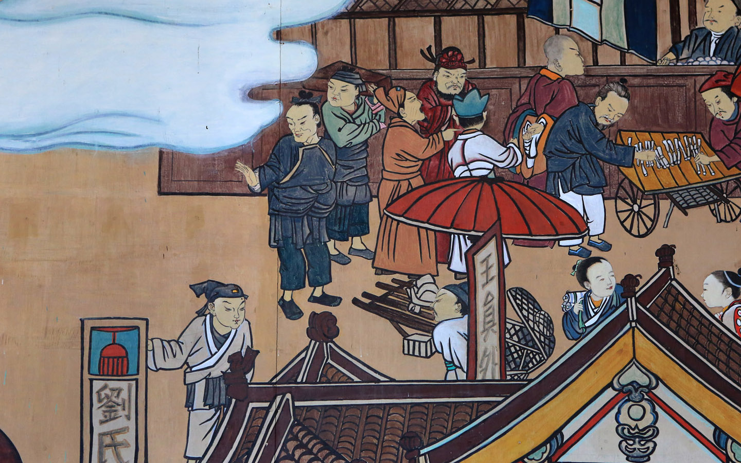 壁纸,高清,宽屏,钱王祠