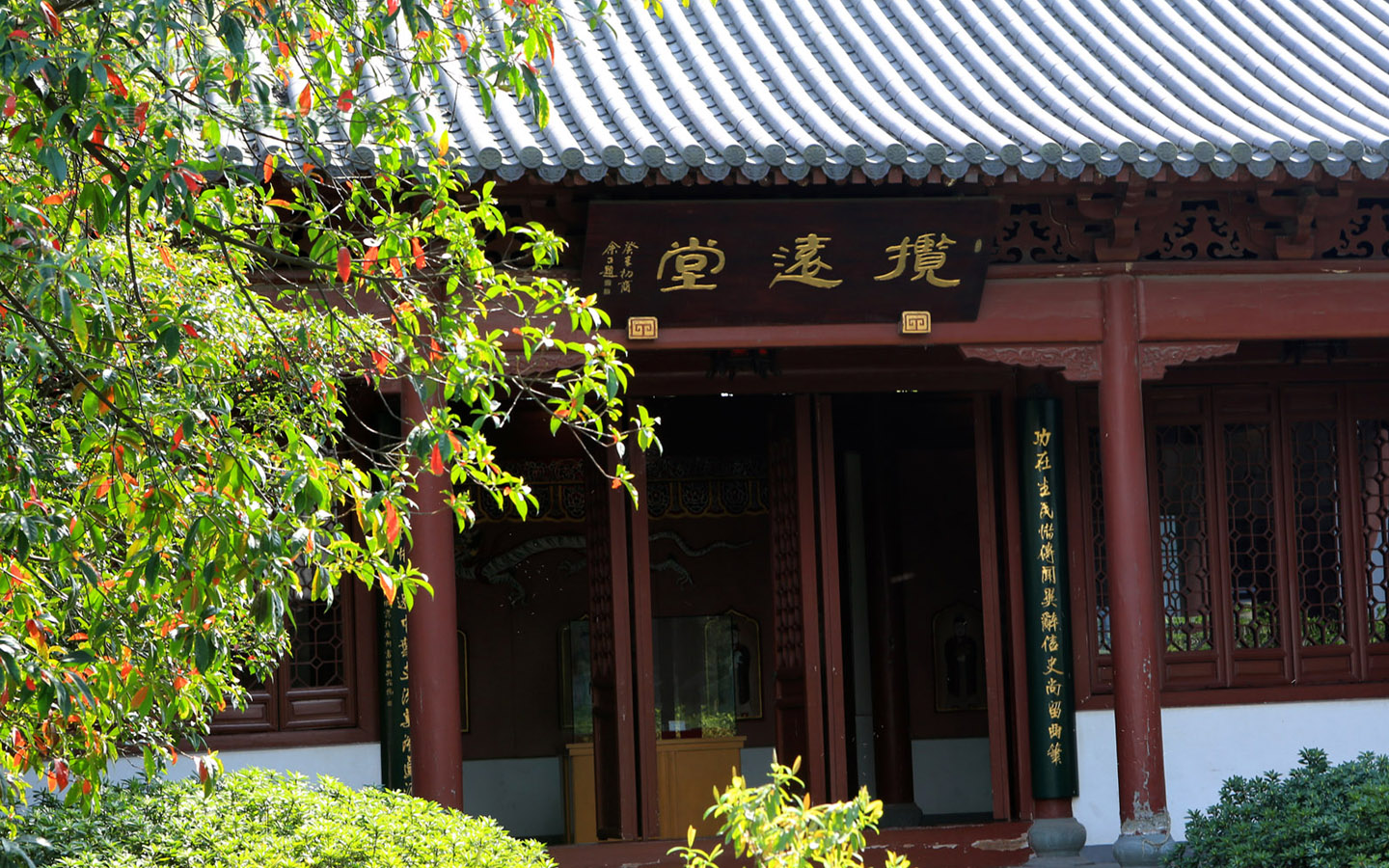 壁纸,高清,宽屏,钱王祠