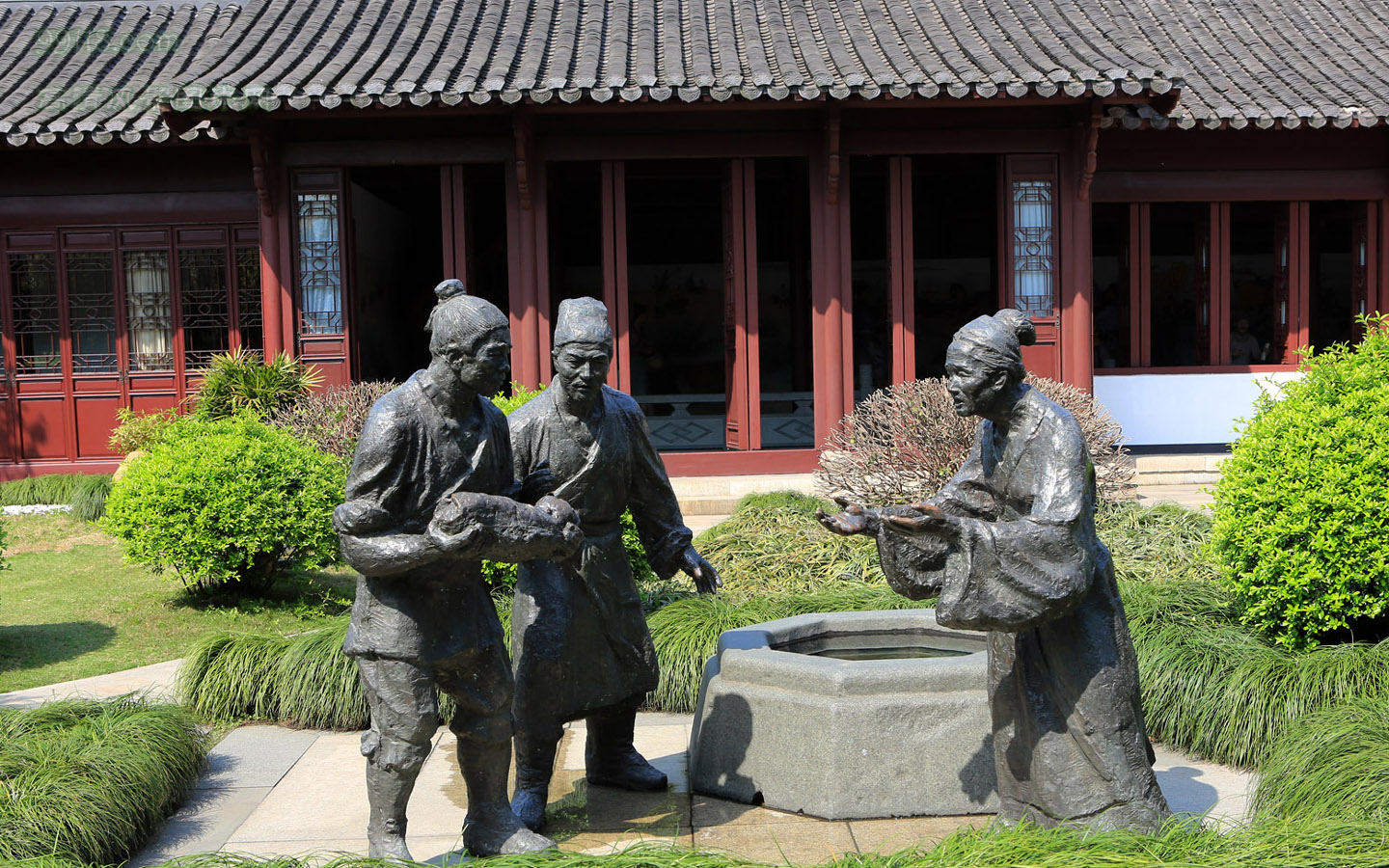 壁纸,高清,宽屏,钱王祠