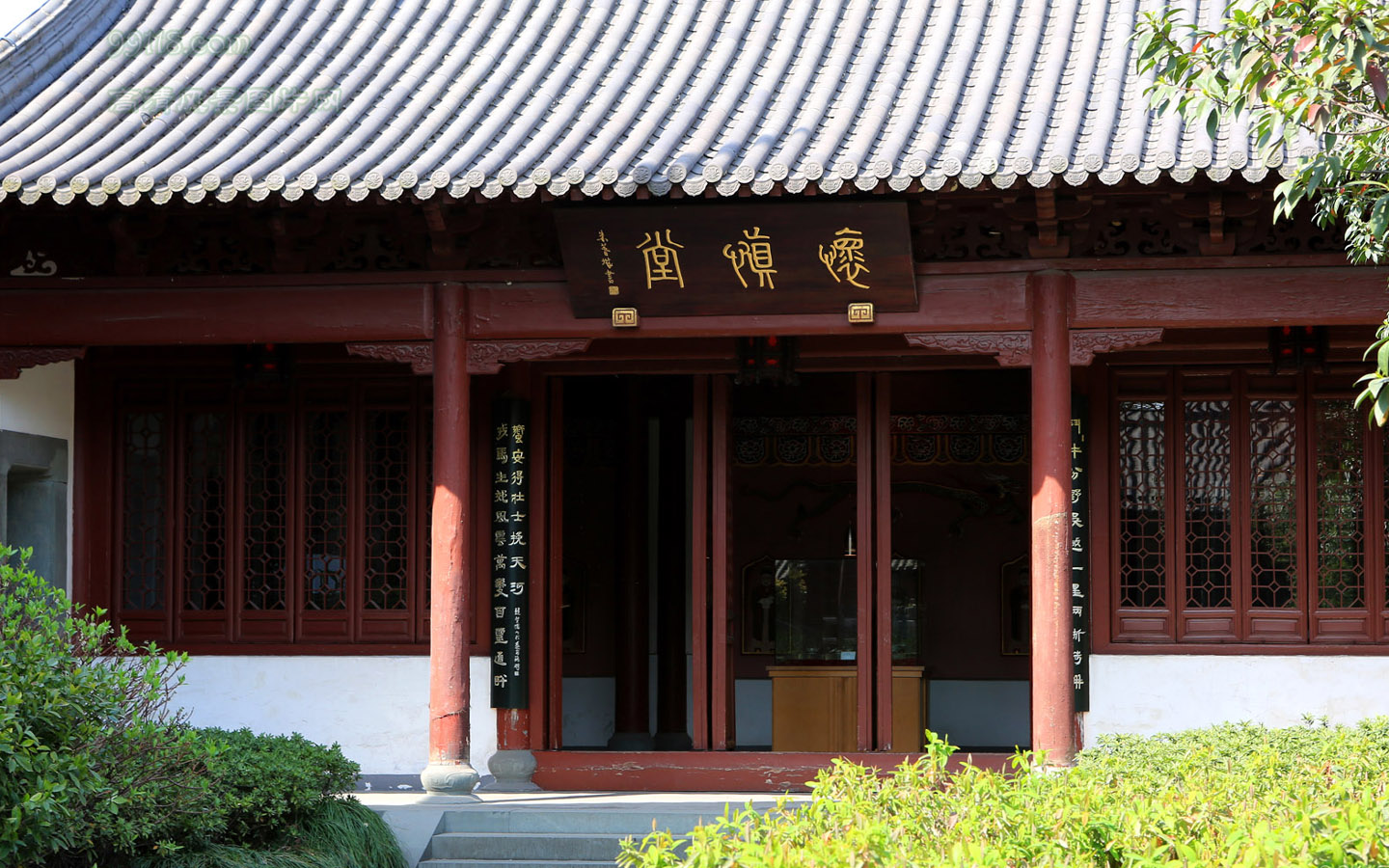 壁纸,高清,宽屏,钱王祠