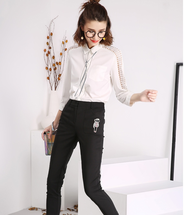 2018年秋季新品气质雪纺女士衬衫