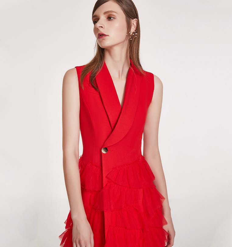 2018年创意新款晚礼服韩版蓬蓬裙