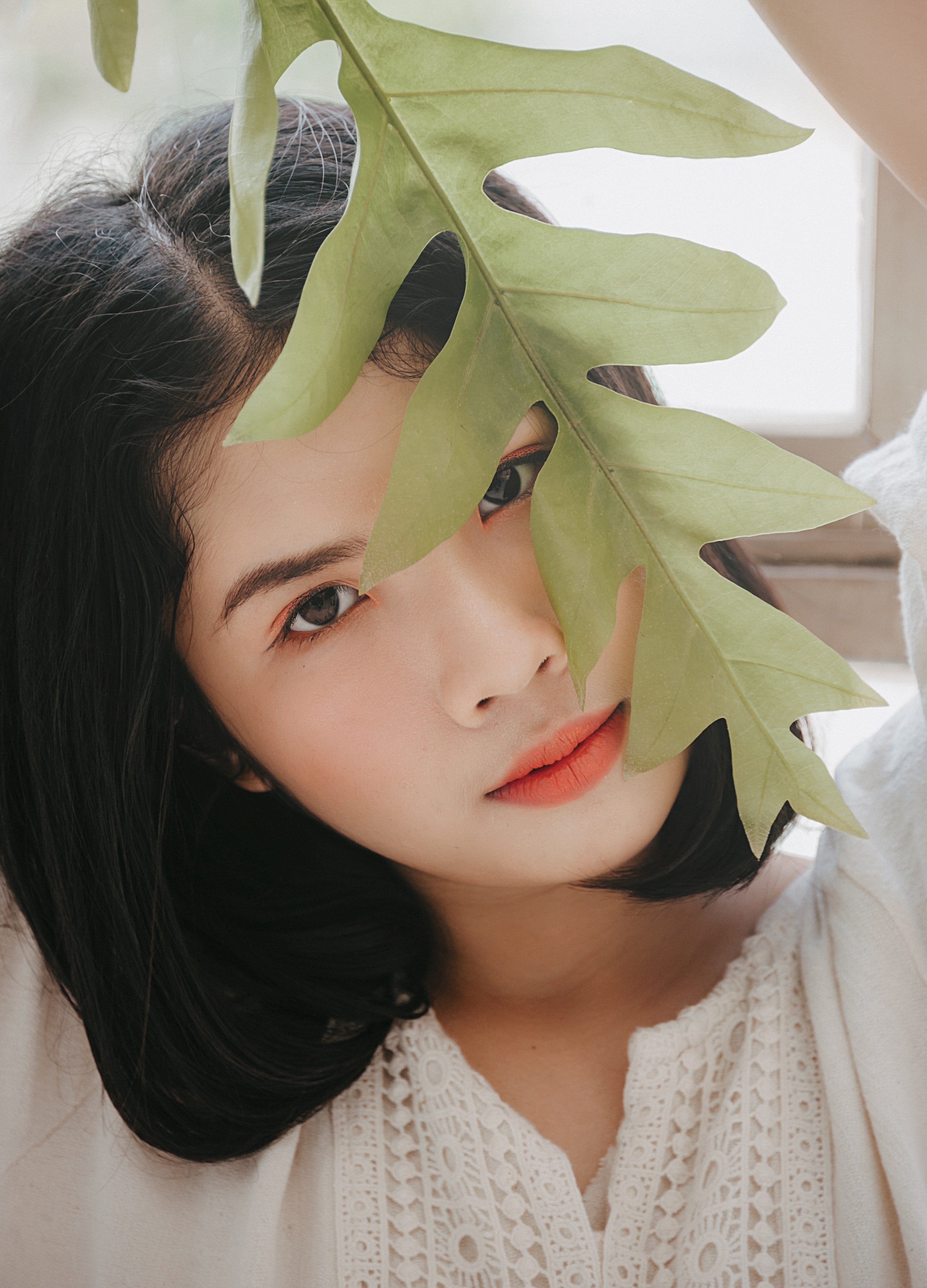 甜美少女的身姿