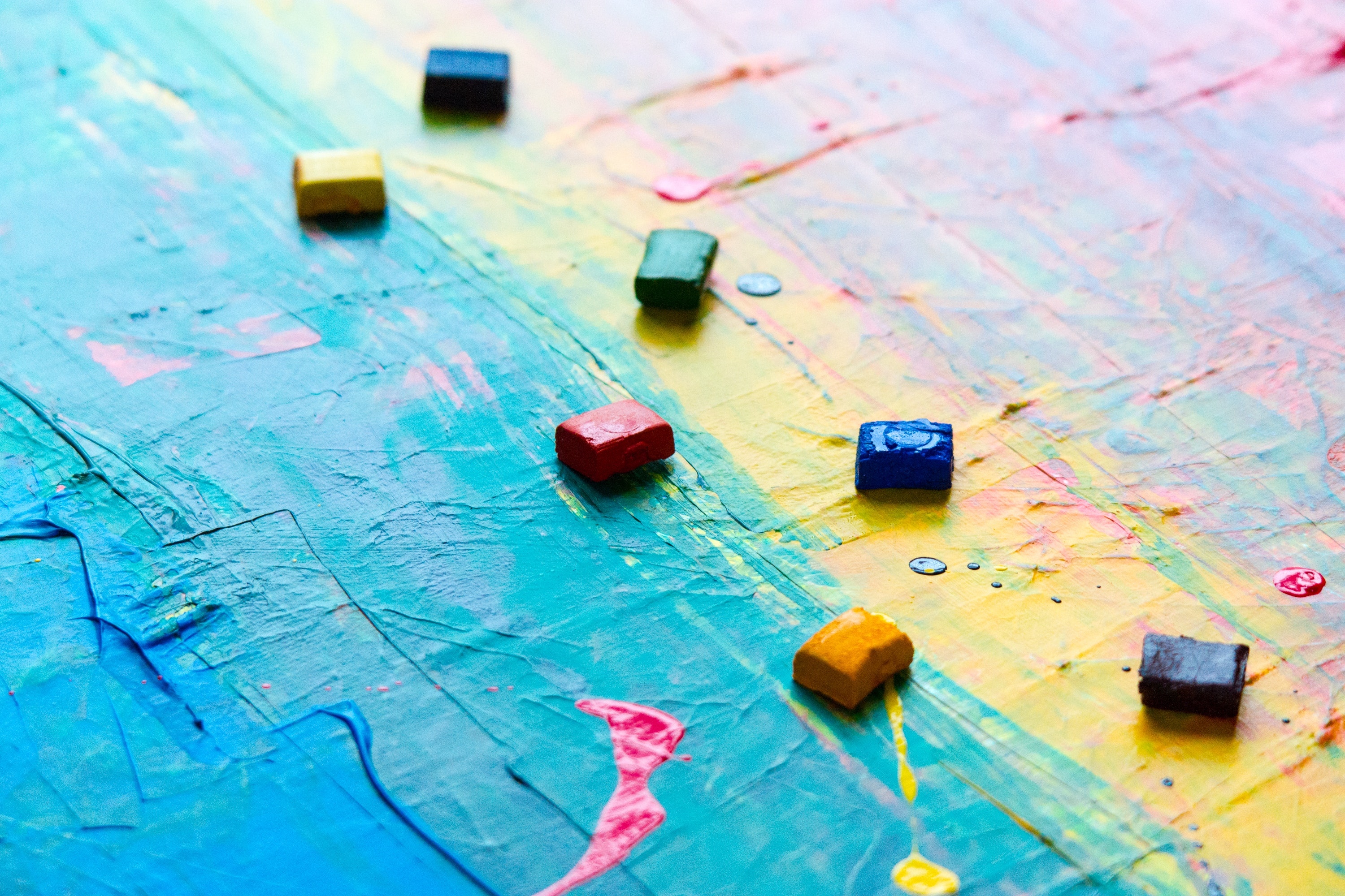 光怪陆离的抽象画