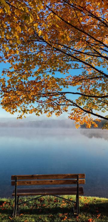 宁静的秋景美不胜收