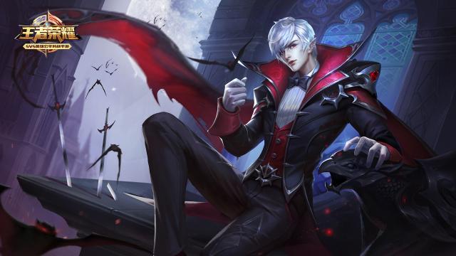 王者荣耀嬴政暗夜贵公子新皮肤