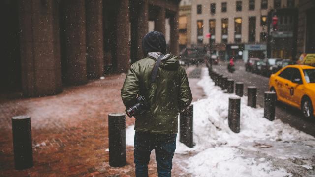 时尚非主流帅哥背影