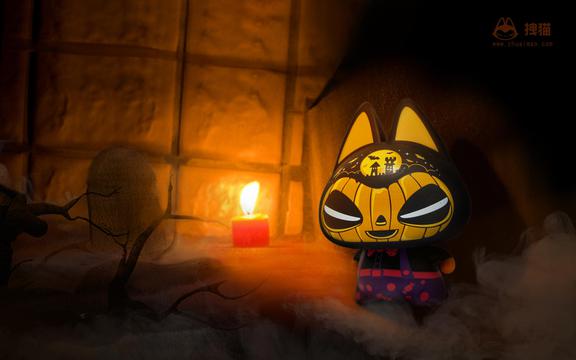 拽猫公仔非主流万圣节