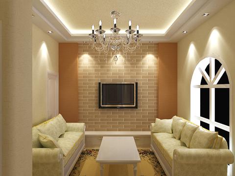 硅藻泥电视背景墙