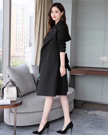 2018年新款时尚大气黑色修身韩版外套