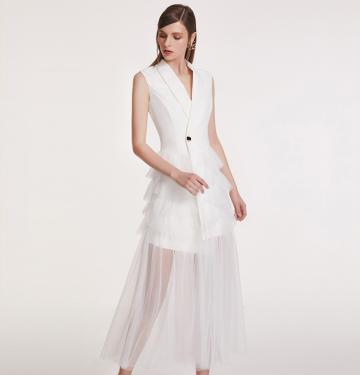 2018年创意新款晚礼服韩版蓬蓬裙