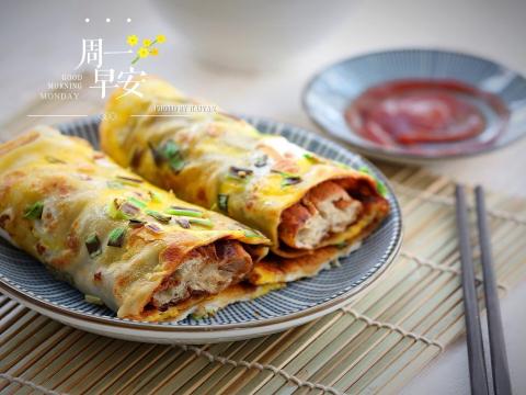 煎饼馃子是天津著名的小吃